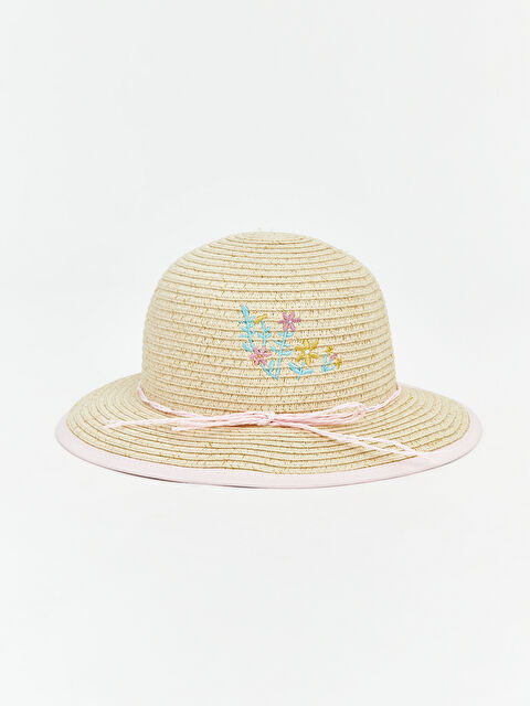 LCW ACCESSORIES Kız Bebek Hasır Şapka