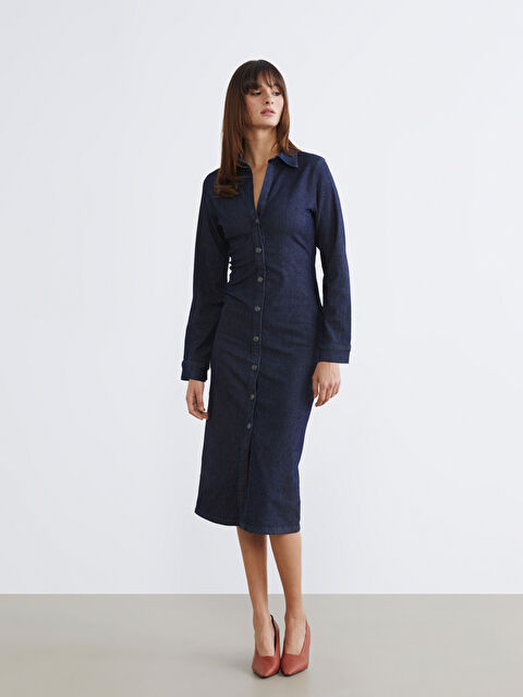 LCW Vision عەزێی جینز نیلی ژن - S6AT89Z8-309