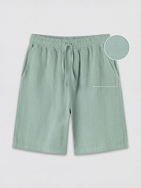 XSIDE Loose Fit Müslin Erkek Şort