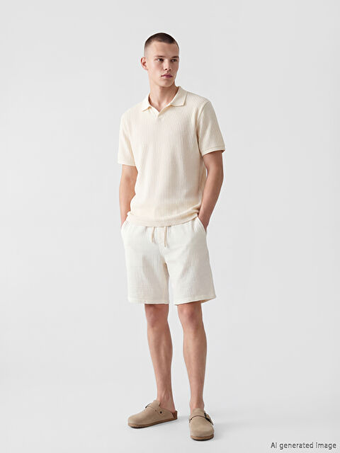 XSIDE Loose Fit Müslin Erkek Şort