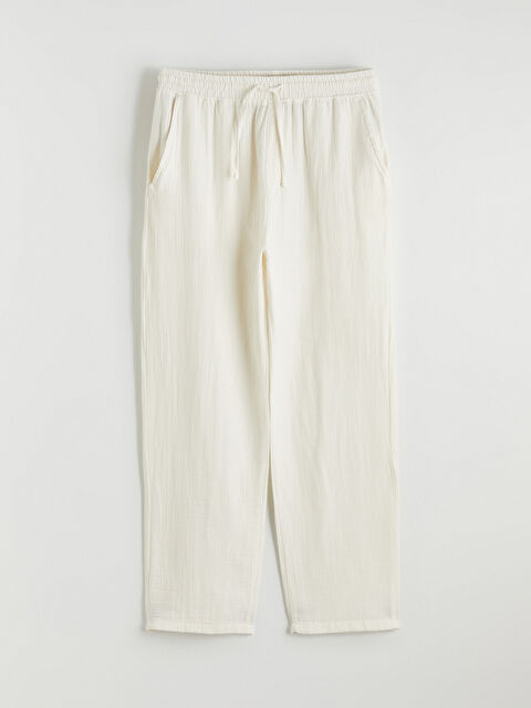 XSIDE Rahat Kalıp Müslin Erkek Dokulu Pantolon - S6AV14Z8-FES