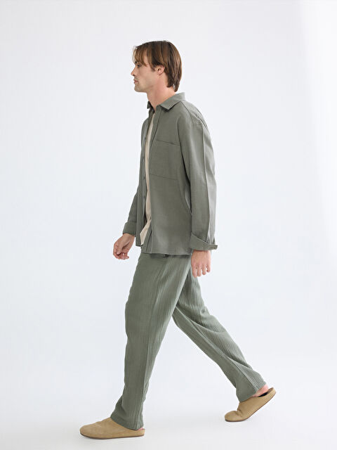 XSIDE Bol Fit Erkek Müslin Pantolon - S6AV14Z8-YAG