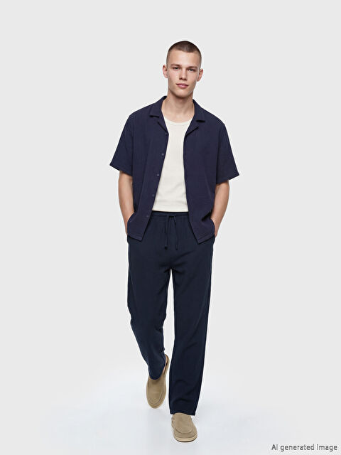 XSIDE Rahat Kalıp Müslin Erkek Pantolon