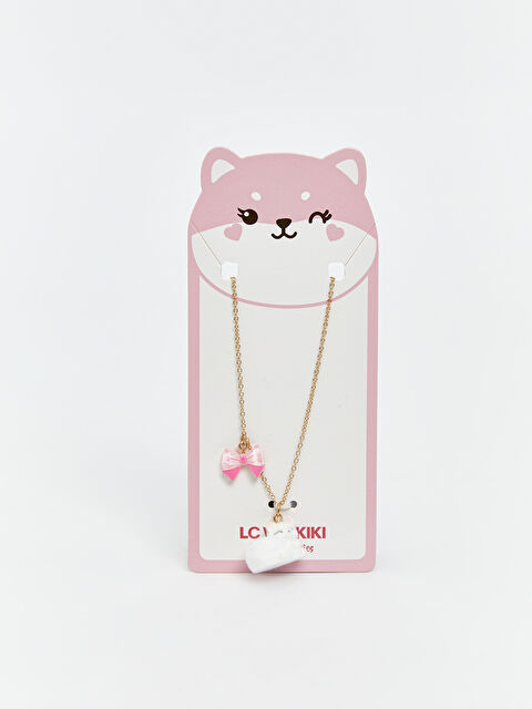 LCW ACCESSORIES Fiyonk Detaylı Kız Çocuk Kolye - S6AY10Z4-M0T