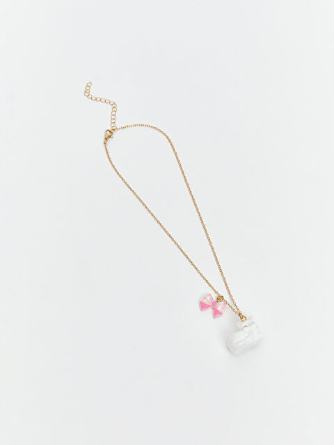 LCW ACCESSORIES Fiyonk Detaylı Kız Çocuk Kolye - S6AY10Z4-M0T