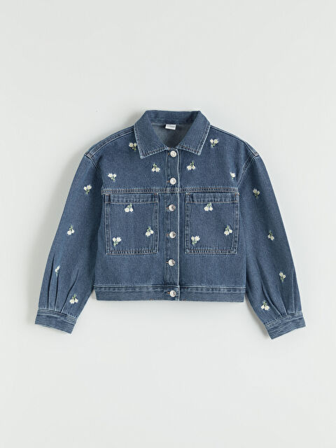 LCW Kids Κορίτσι INDIGO Τζιν μπουφάν - S6AY19Z4-H45