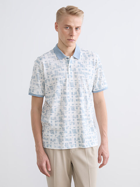 LCW Vision Muškarac PLAVA Majica kratkih rukava - S6AY48Z8-J0M