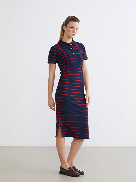 LCW Comfort Woman RED Dress - S6AY50Z8-E48