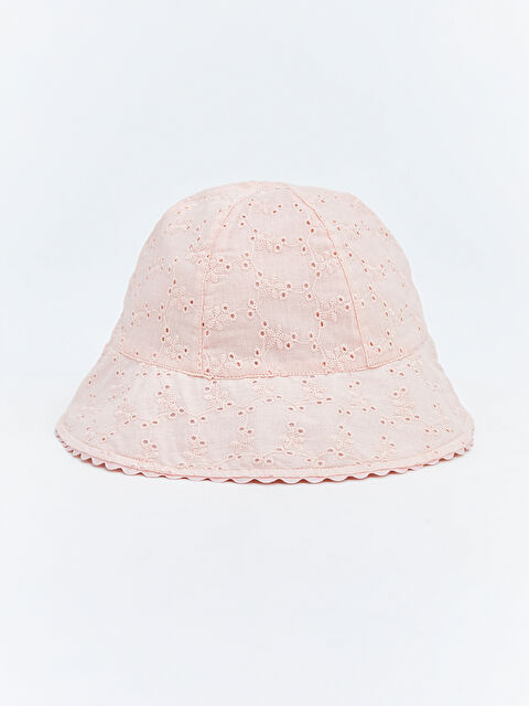 LCW ACCESSORIES Çiçek Nakışlı Kız Bebek Bucket Şapka  - S6AY55Z1-KXS