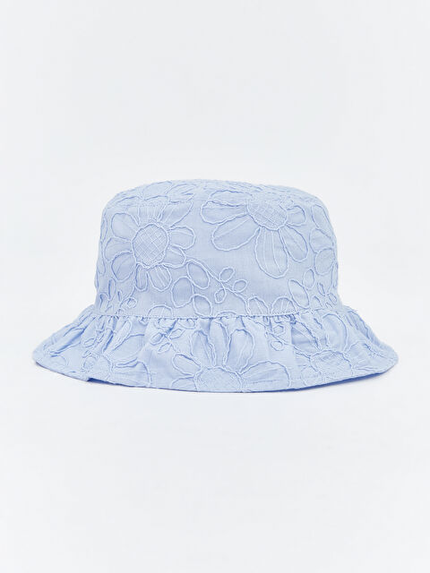 LCW ACCESSORIES Çiçek Nakışlı Kız Bebek Bucket Şapka  - S6AY66Z1-GCA
