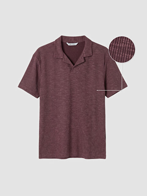 LCW Vision Polo Yaka Dokulu Erkek Tişört