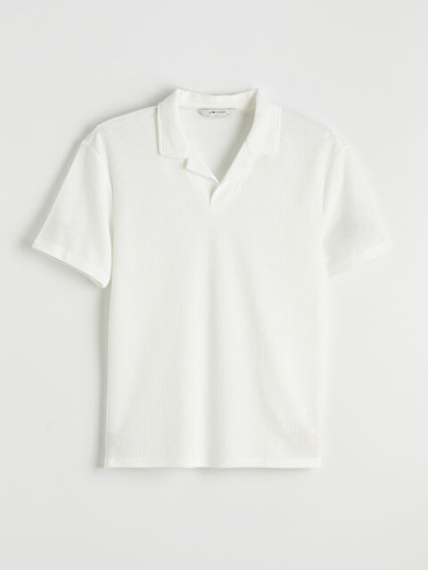 LCW Vision Polo Yaka Dokulu Erkek Tişört - S6AY85Z8-R9J