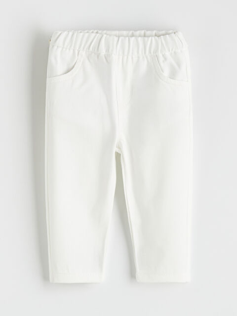 LCW baby Dar Kalıp Erkek Bebek Gabardin Pantolon - S6BA13Z1-FDU