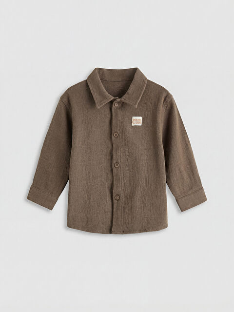 LCW baby Dokulu Erkek Bebek Gömlek - S6BA21Z1-ZP6