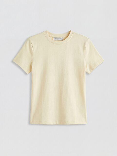 LCW Vision Bisiklet Yaka Kadın Crop - S6BA50Z8-FTV