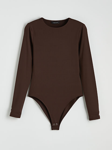 LCW Vision Bisiklet Yaka Kadın Body - S6BA51Z8-HEC