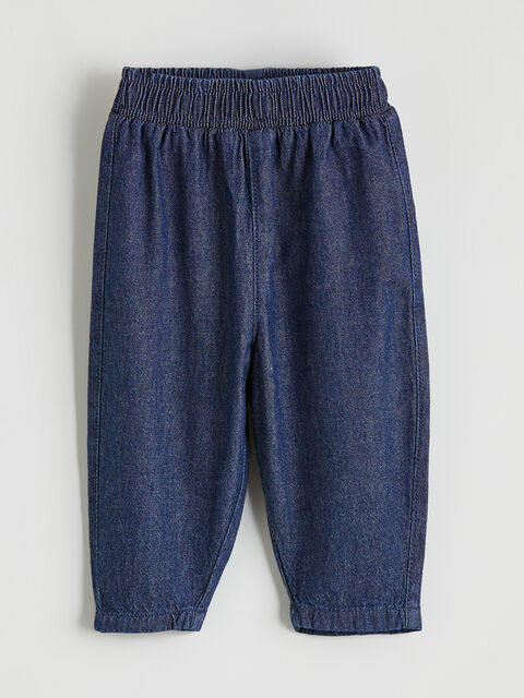 LCW baby Beli Lastikli Erkek Bebek Pantolon - S6BB01Z1-H45