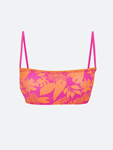 LCW DREAM Desenli Çıkarılabilir Pedli Kadın Bikini Üstü