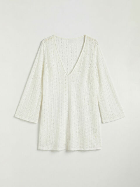 LCW DREAM V Yaka Ajurlu Plaj Elbisesi