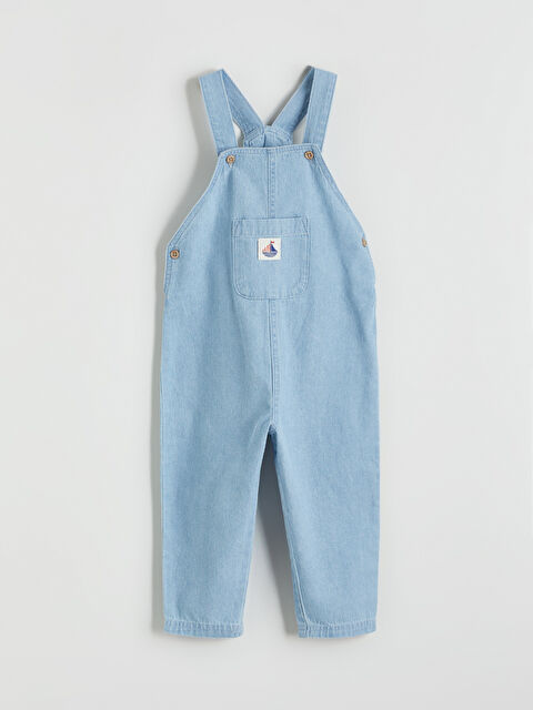 LCW baby Nakışlı Erkek Bebek Jean Salopet