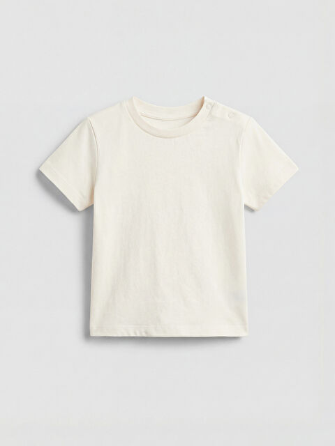 LCW baby Bisiklet Yaka Erkek Bebek Tişört - S6BB50Z1-FRC