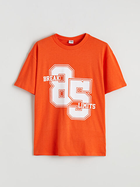 LCW Kids Baskılı Erkek Çocuk Tişört - S6BC10Z4-91U