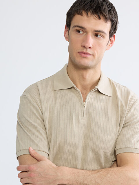 LCW Vision تي شيرت رجالي بياقة بولو - S6BC26Z8-HZZ