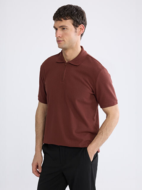 LCW Vision Polo Collar Men's T-Shirt - S6BC26Z8-REE