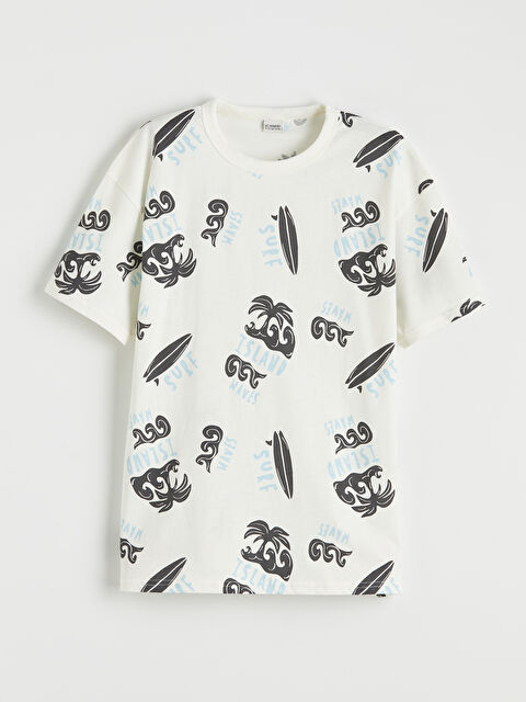 LCW Kids Erkek Çocuk Baskılı Tişört - S6BC35Z4-LRA