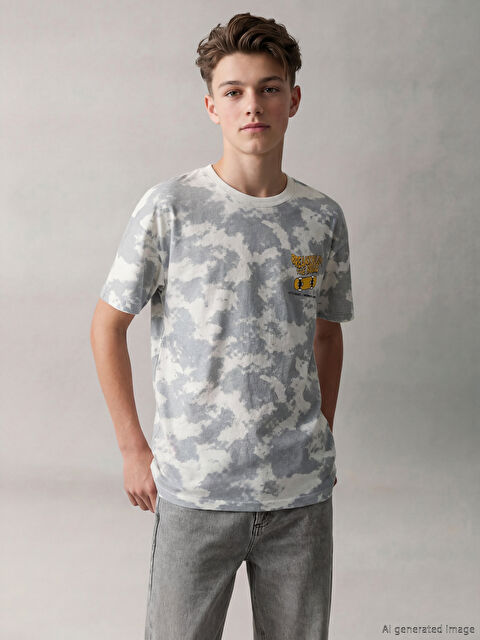 LCW Kids Baskılı Erkek Çocuk Tişört