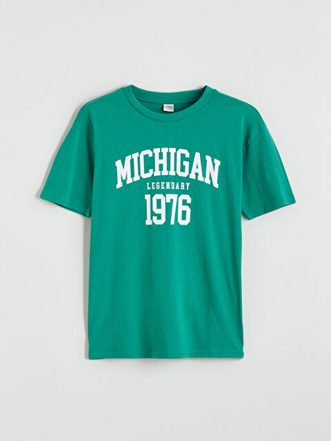 LCW Kids Dječak ZELENA Majica kratkih rukava - S6BC52Z4-GRE