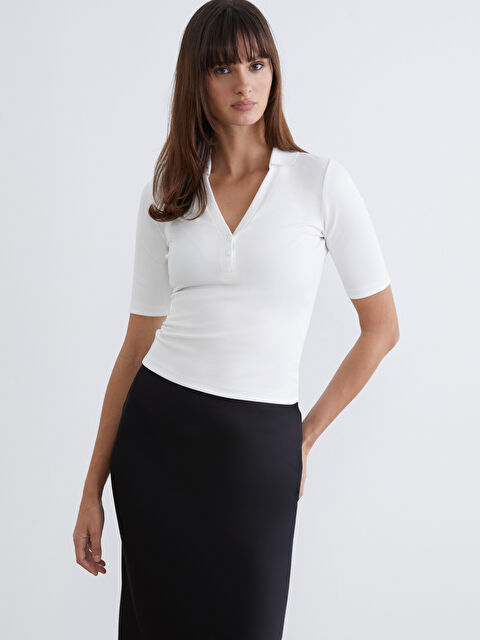 LCW Vision تیشێرت بێجی كاڵ ژن - S6BC60Z8-R9J