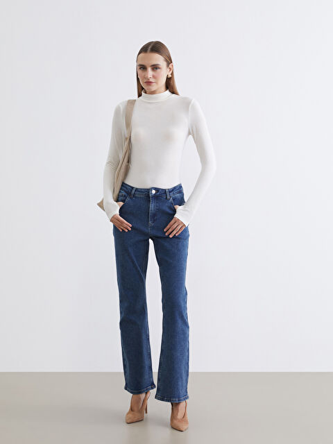 LCW STUDIO Flare Ženske Farmerke - S6BD54Z8-H45