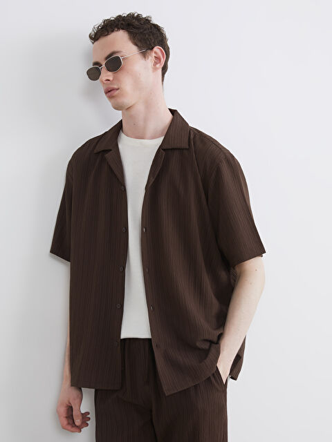 XSIDE Regular Fit Resort Yaka Erkek Gömlek