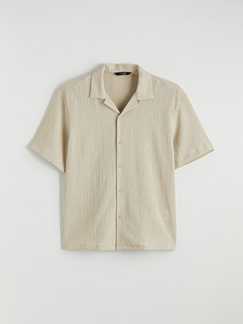 XSIDE Regular Fit Resort Yaka Erkek Gömlek - S6BD78Z8-FKT