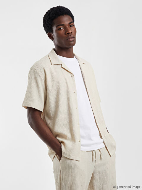 XSIDE Regular Fit Resort Yaka Erkek Gömlek