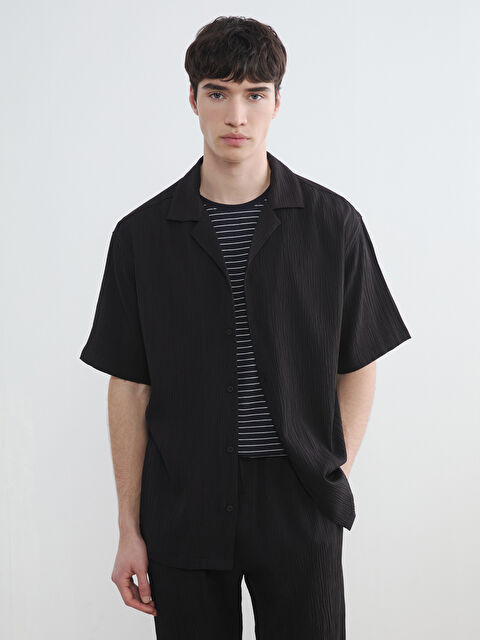 XSIDE Regular Fit Resort Yaka Erkek Gömlek