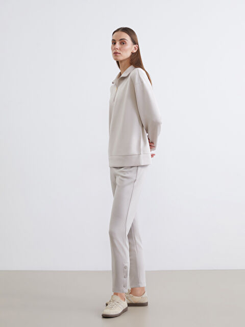 LCWAIKIKI Classic Soft Touch Women's Joggers with Elastic Waistband - S6BE19Z8-FMC