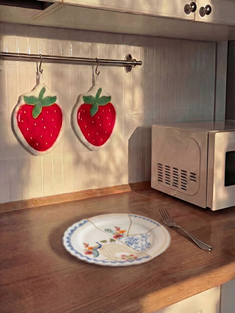 LCW HOME Çilek Figürlü Kurulama Bezi 2'li