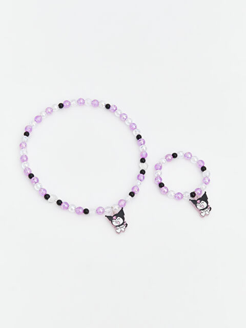 LCW ACCESSORIES Kuromi Printed Girls' Jewelry Set - S6BE43Z4-M0T