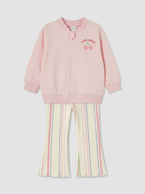 LCW baby Nakışlı Kız Bebek Takım