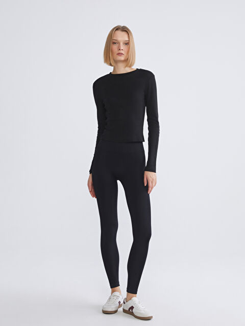 KOOR SPORT Yüksek Bel Kadın Dikişsiz Spor Tayt - S6BG16Z8-CVL