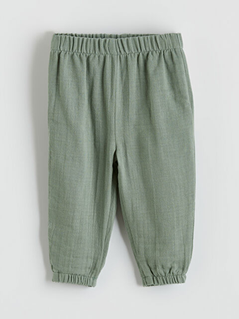 LCW baby Beli Lastikli Regular Fit Erkek Bebek Pantolon - S6BG72Z1-GC8
