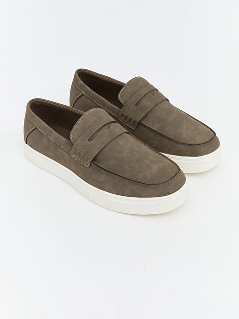 LCW STEPS پێڵاوی فلات قاوه‌یی پیاو - S6BH14Z8-DU7