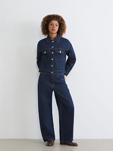 XSIDE Women's Baggy Fit Jeans - S6BH42Z8-CWU