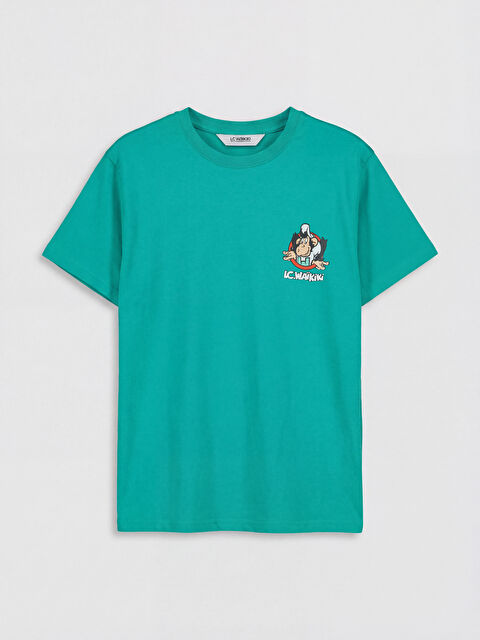 LCW Kids Nostaljik Maymun Baskılı Erkek Çocuk Tişört