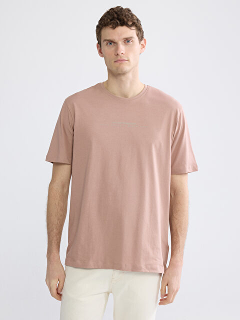 LCWAIKIKI Classic Crew Neck Printed Men's T-Shirt - S6BI96Z8-ZNJ