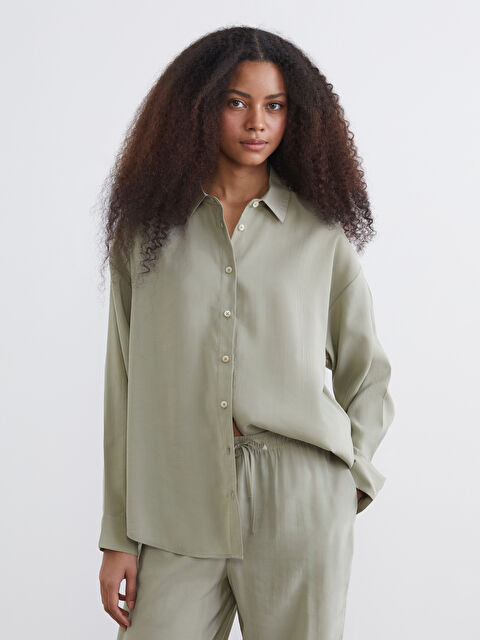 XSIDE Oversized Women's Shirt - S6BK46Z8-DAM