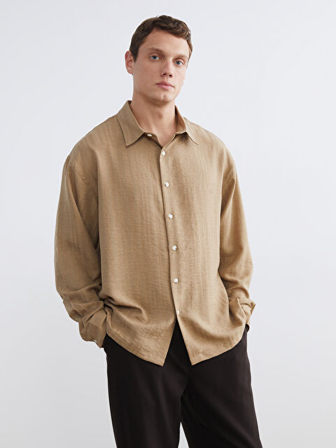 LCW Vision Muškarac SMEĐA Košulja - S6BL34Z8-Z5L