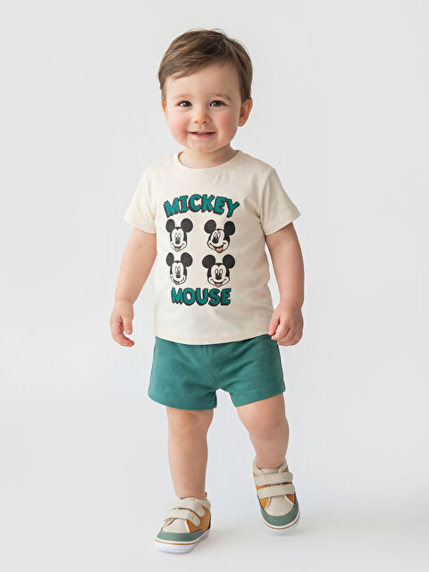 LCW baby Mickey Mouse Baskılı Erkek Bebek Takım